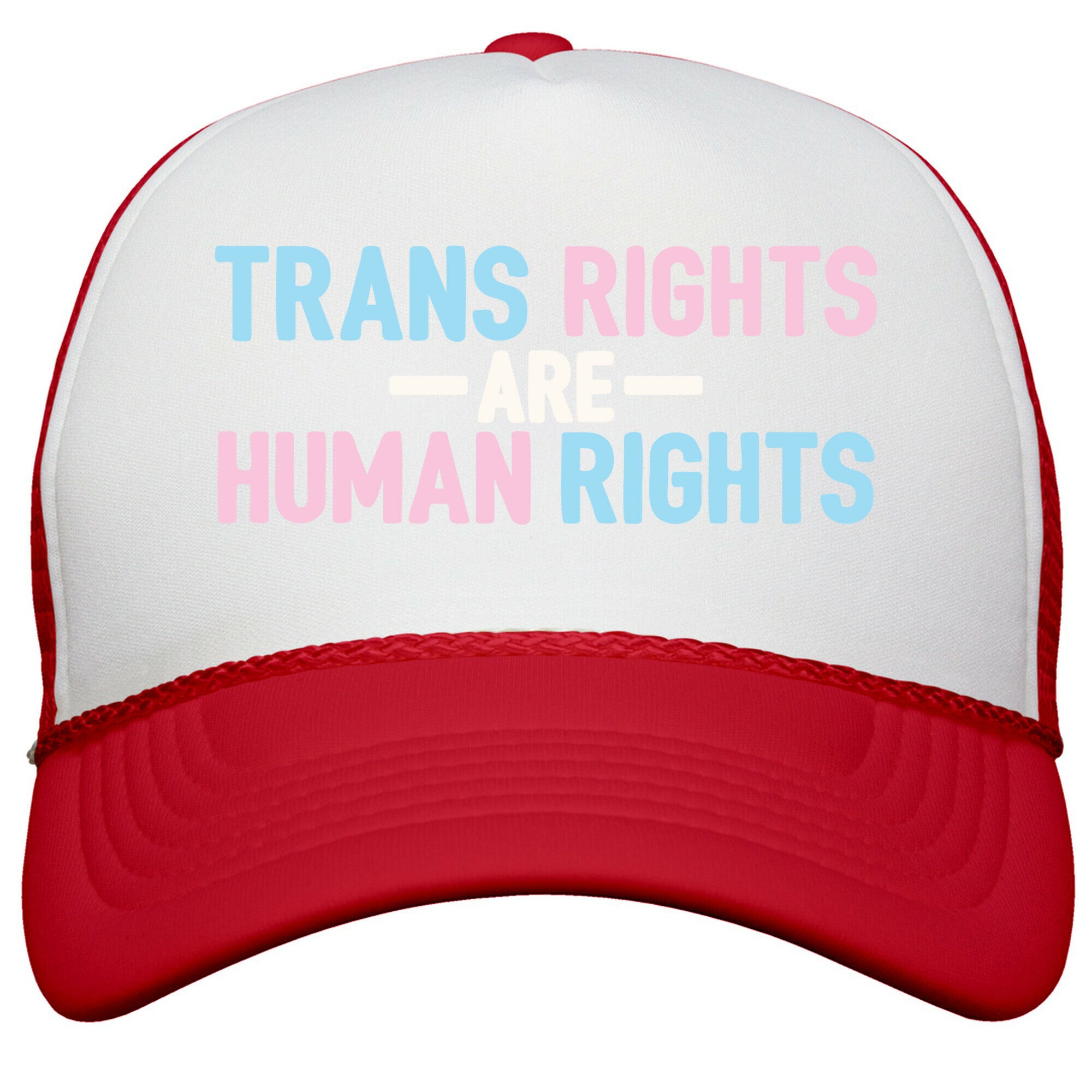 Trans Rights Are Human Rights Snapback Trucker Hat